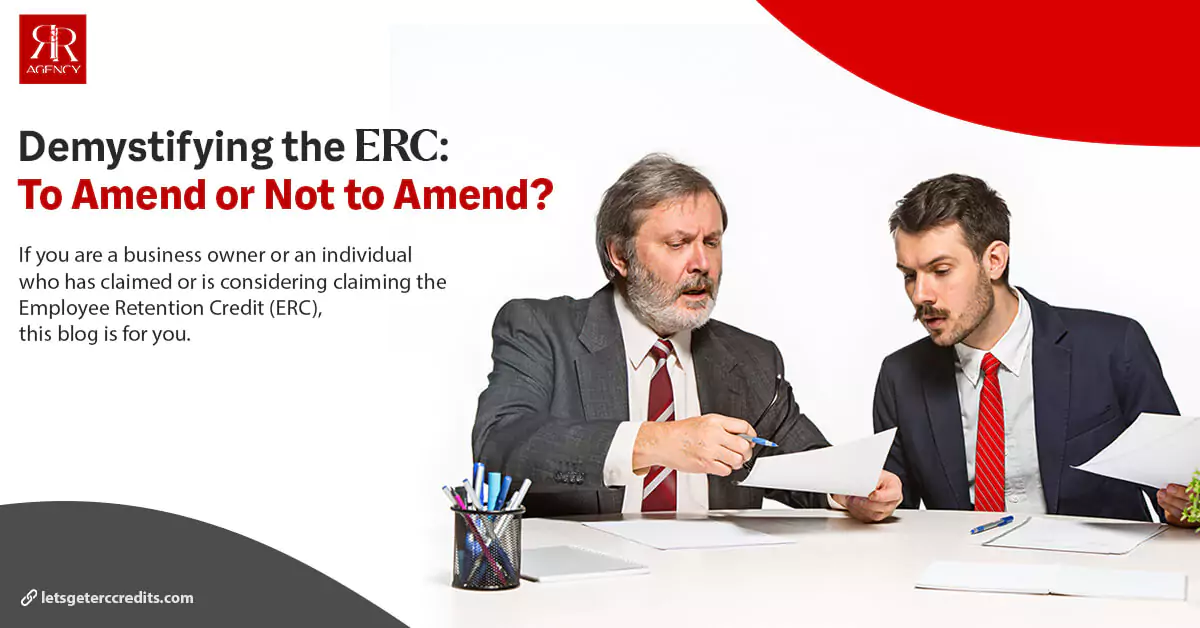 Demystifying the ERC: To Amend or Not to Amend?